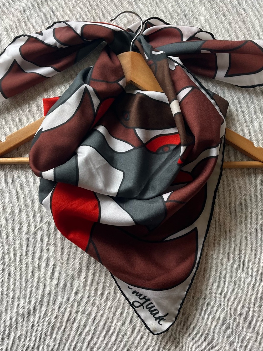 Vtg Art Bandana